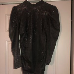Black Sequin Dress